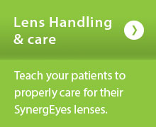 lens handling and care banner